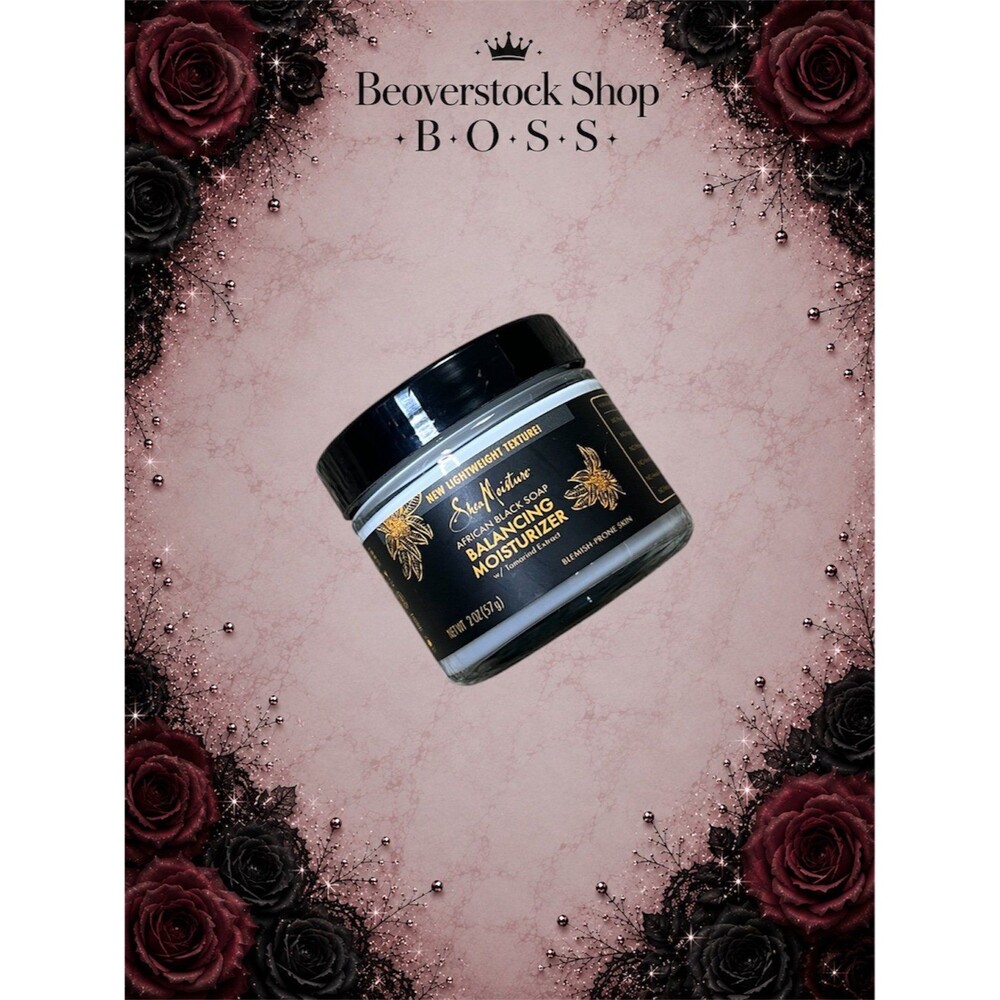 New SheaMoisture African Black Soap Balancing Moisturizer 2 oz